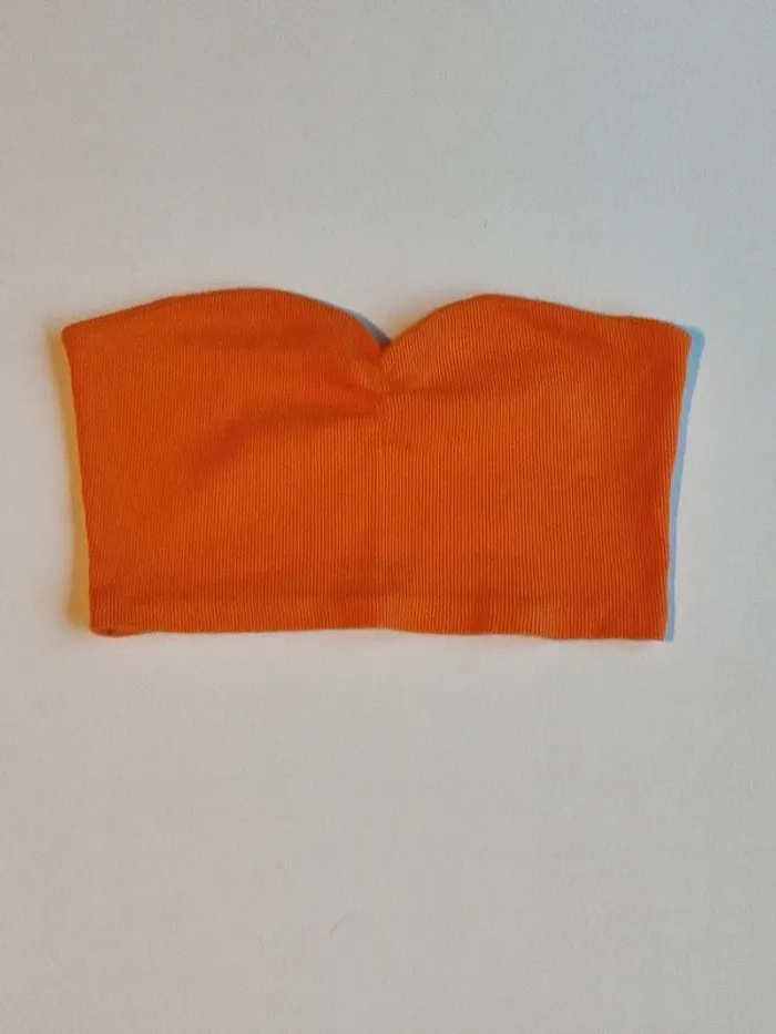 Crop top orange Jennyfer - photo numéro 3