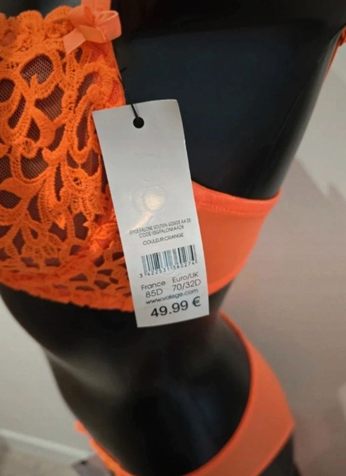Ensemble Valege tailles 85D 100F 110F 90G 95G 105G - photo numéro 5