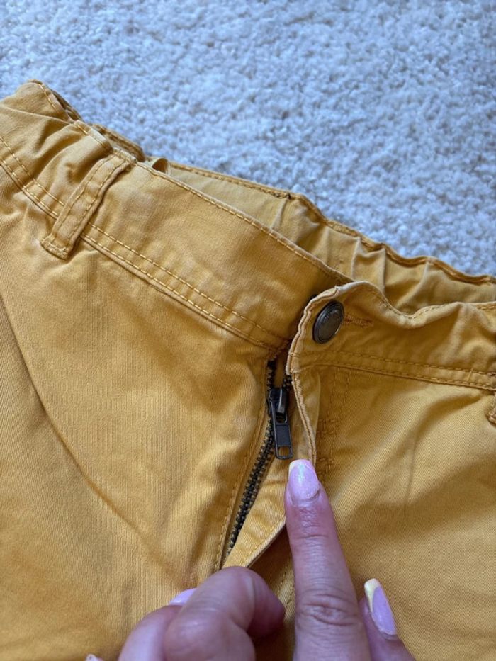 Bermuda jaune tape à l’œil taille 8 ans - photo numéro 2