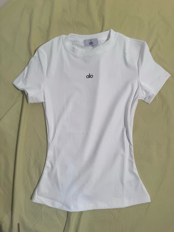 Haut de sport alo yoga taille S blanc neuf