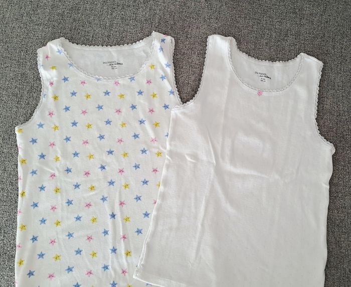 Lot deux maillots de corps DPAM 10 ans
