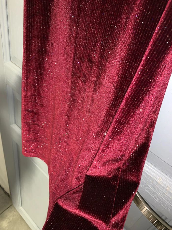 Robe en velours à paillette - photo numéro 2
