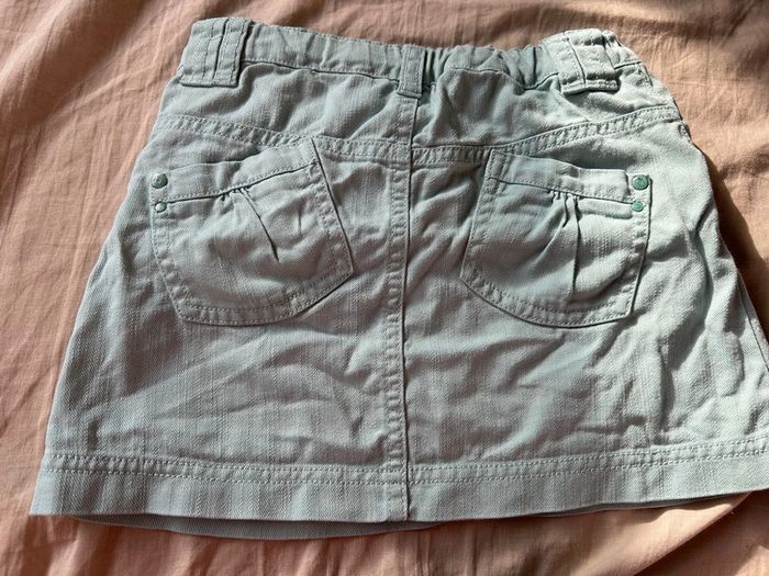 Jupe en jeans vert pale 5 ans Lisa best - photo numéro 4