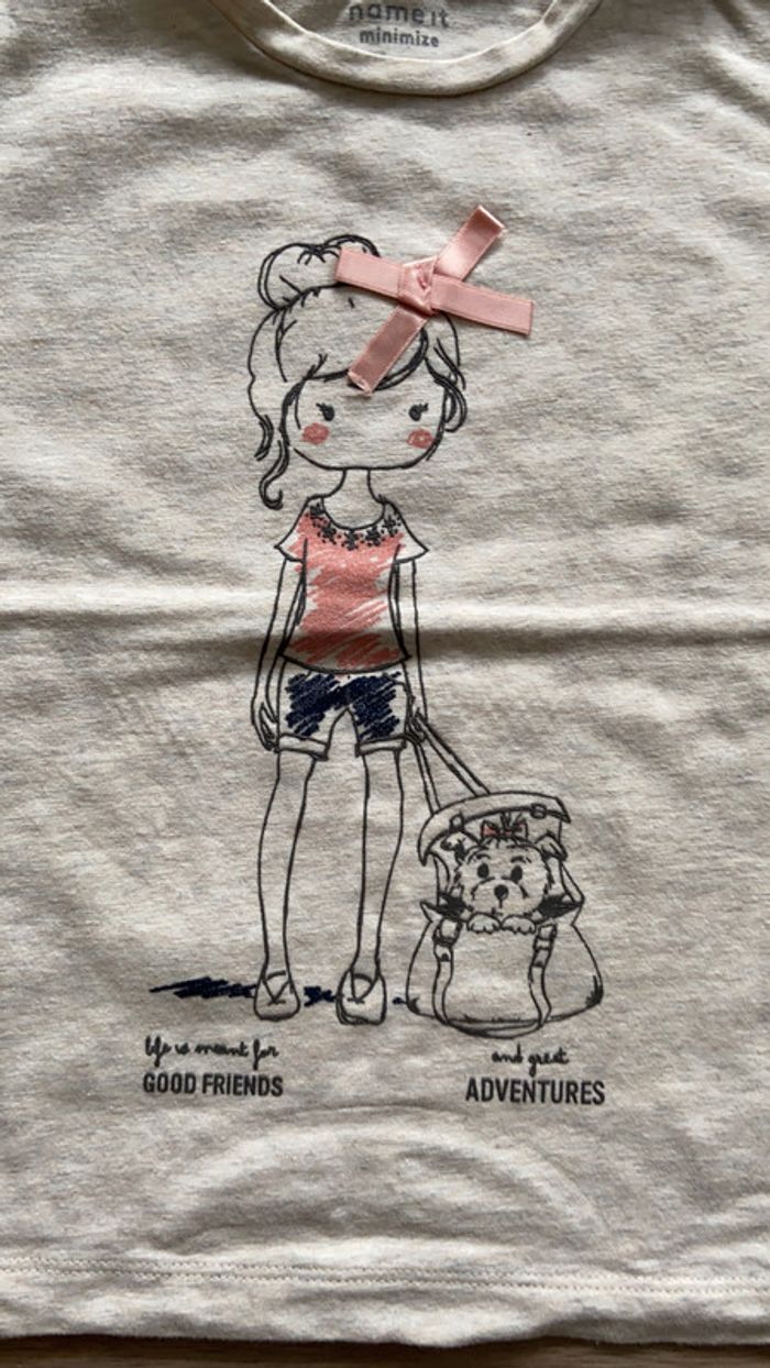 T-shirt manches courtes bébé fille 1 - 1/2 ans Name it - photo numéro 2