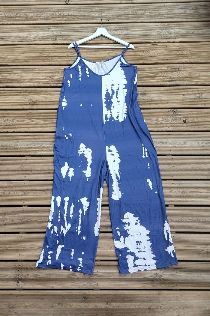 🌊 Combinaison Tie-Dye Bleu Marine & Blanc – Taille 40/42  – Shein – Neuve - photo numéro 6