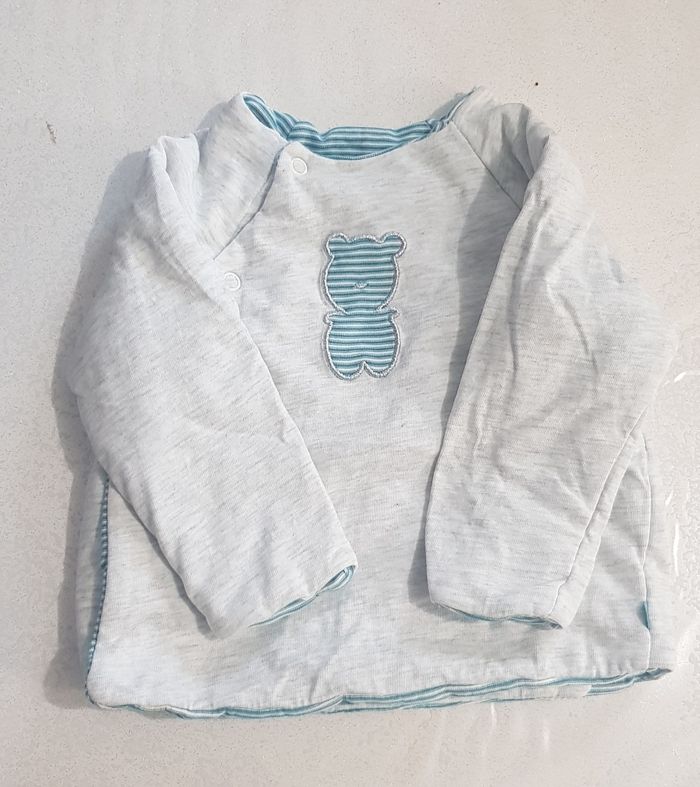 🍀Ensemble gris et bleu bebe🍀 - photo numéro 3