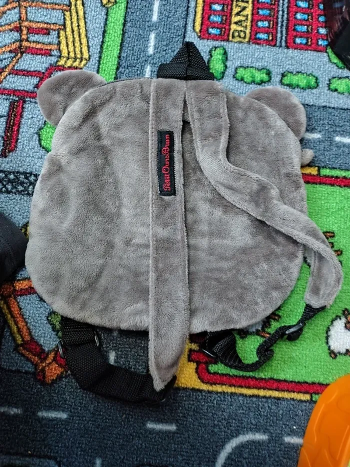 Mini sac a dos petit ours brun - photo numéro 2