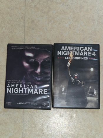 Lot de 2 DVD American Nightmare 1 &4