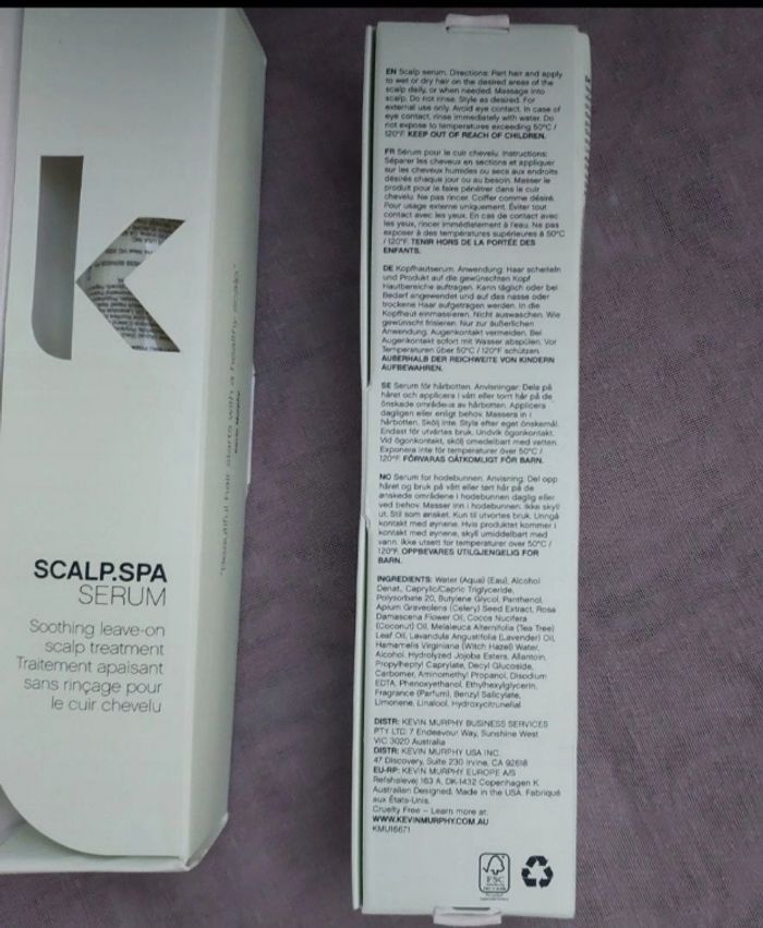 Duo SCALP.SPA SERUM by Kevin Murphy – L’instant apaisant pour votre cuir chevelu - photo numéro 3