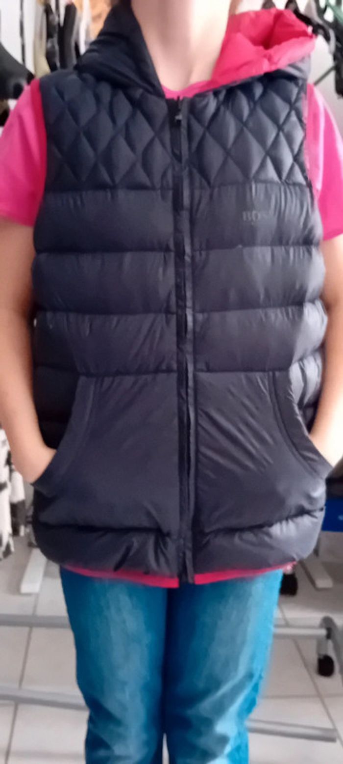 Très belle doudoune sans manches réversible 12 ans - photo numéro 4