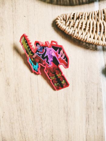 🙅Power rangers dino fury clé/keys du ranger rouge marque hasbro