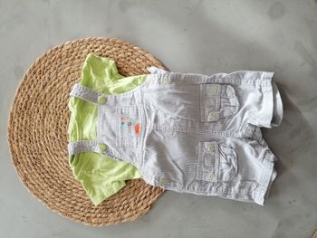 Ensemble taille 6 mois, comme neuf, salopette, tee-shirt, Orchestra