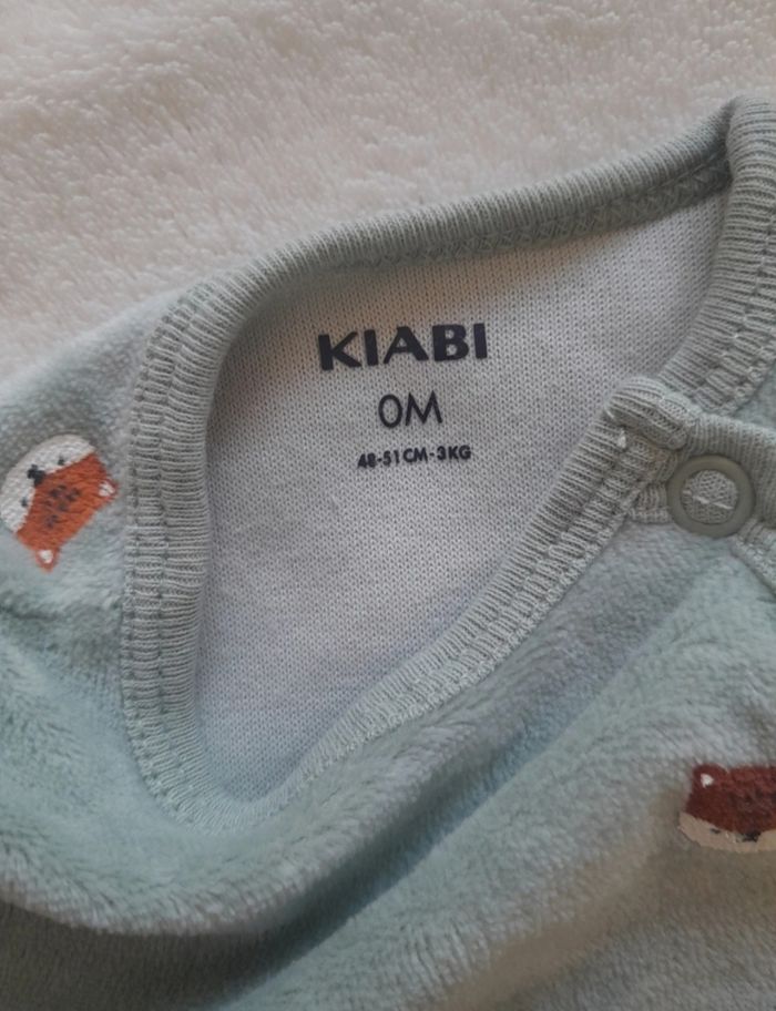 Haut de pyjama velours  garçon 0 mois Kiabi - photo numéro 4