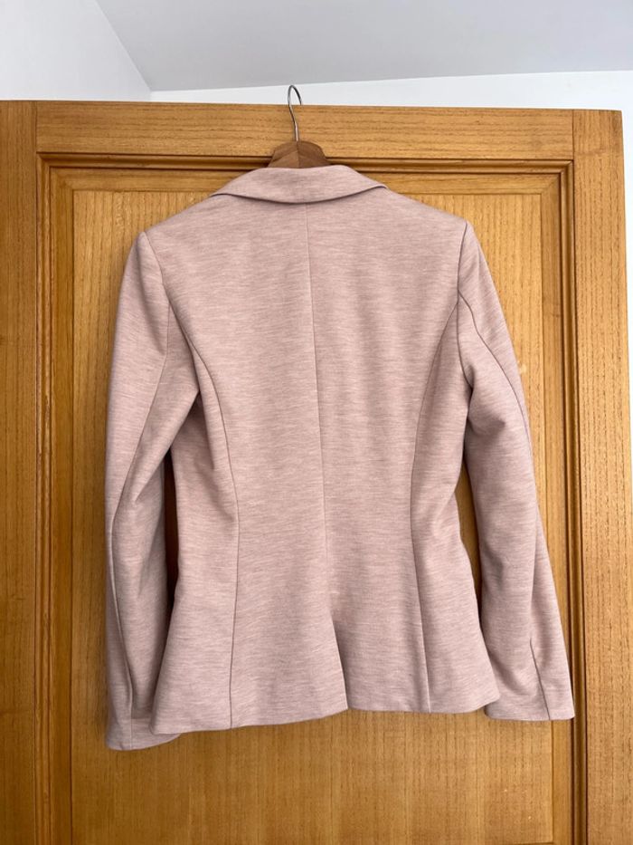 Blazer femme coton rose poudré H&M 36 - photo numéro 5