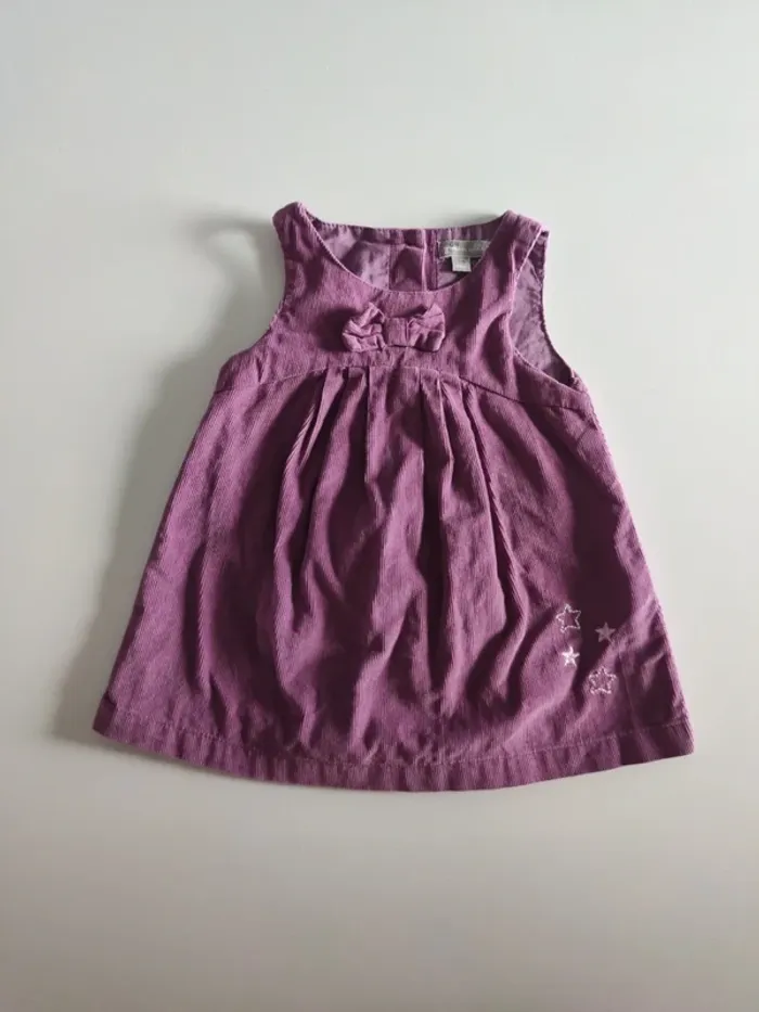 Robe en velours 3 mois