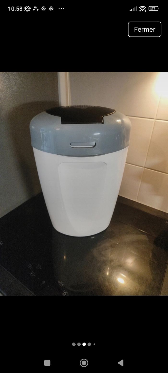 Poubelle de couche tommy tippee - photo numéro 2