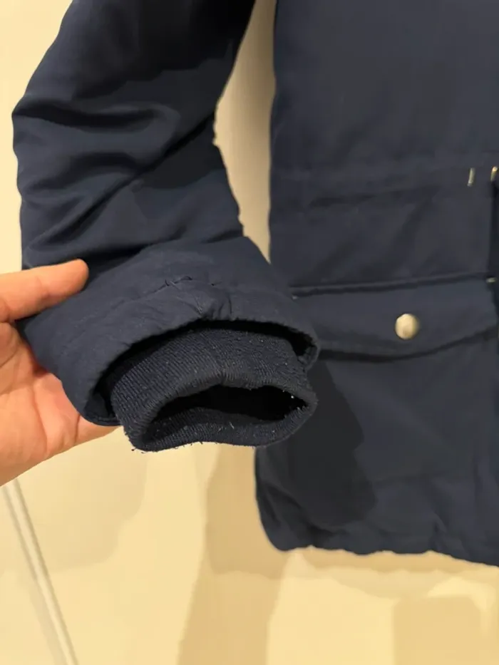 Manteau hiver capuche poche doublure - photo numéro 4