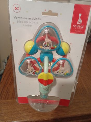 Hochet ventouse bébé Sophie la girafe neuf dès 6 mois 