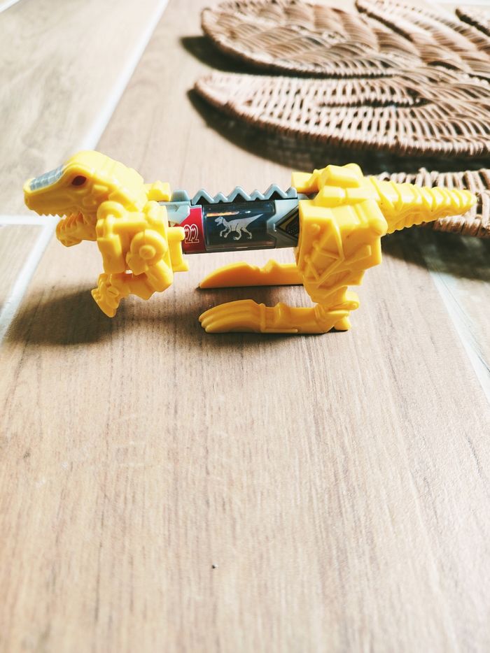🦖 Power rangers dino charge mini zord et Energem/dino chargeur n* 22 Fukuiraptor Bandai - photo numéro 4