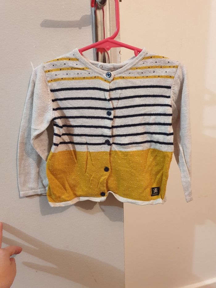 Gilet tricolore motif ours