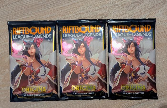 3 booster Riftbound (League of legends) - Anglais