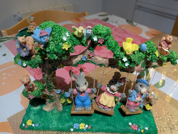 Balançoire jaimy lapin vintage - photo numéro 4