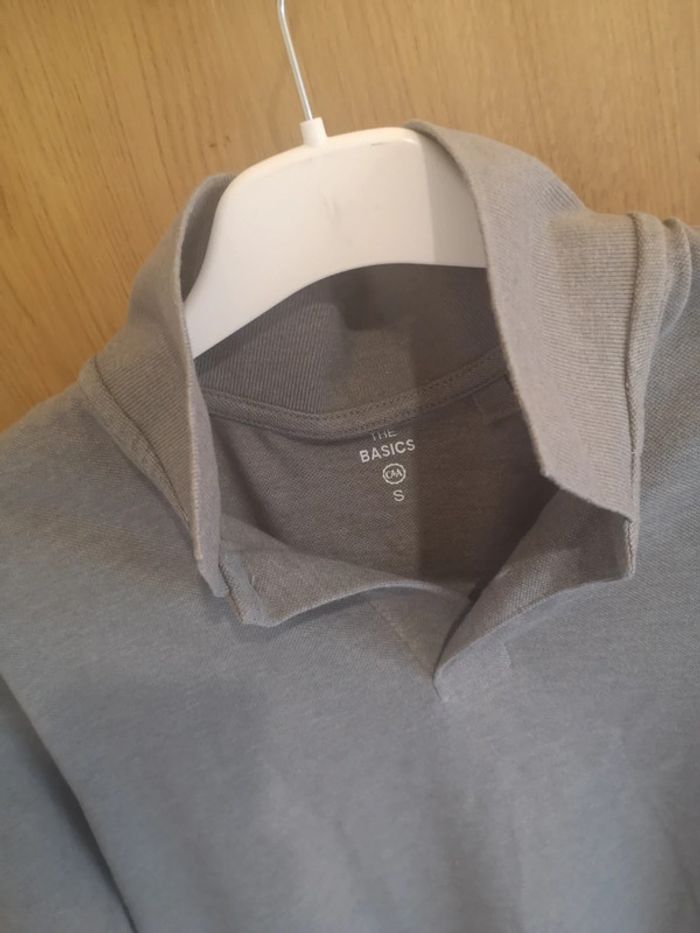 T-shirt polo C&A en gris S - photo numéro 4