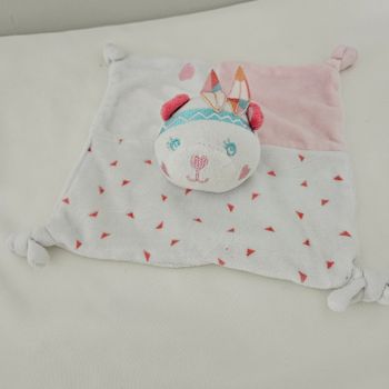 Doudou ours indien leclercl