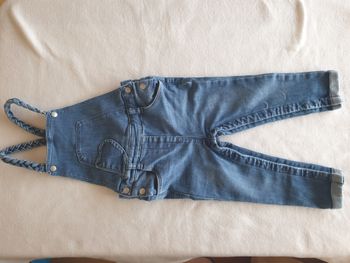 Salopette coeur en jeans - T36M - Tape à l'oeil