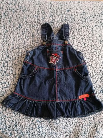 Robe en jeans fille taille 6 mois