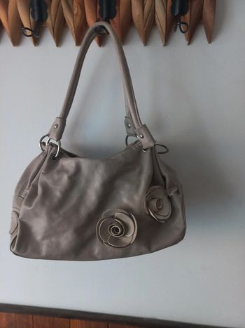 Sac à main beige