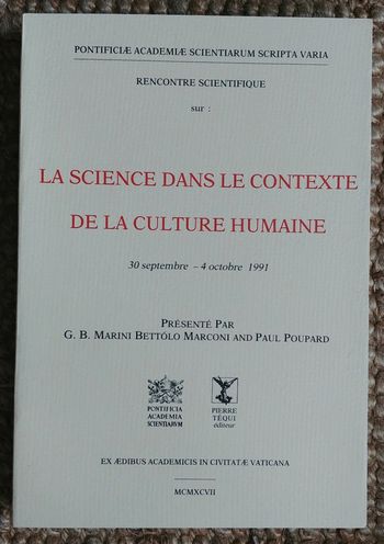 La science dans le contexte de la culture humaine (2000)
