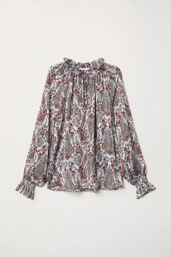 Blouse à smocks fluide casual Mango