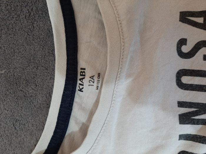 T-Shirt crème dinosaure 12ans - photo numéro 3