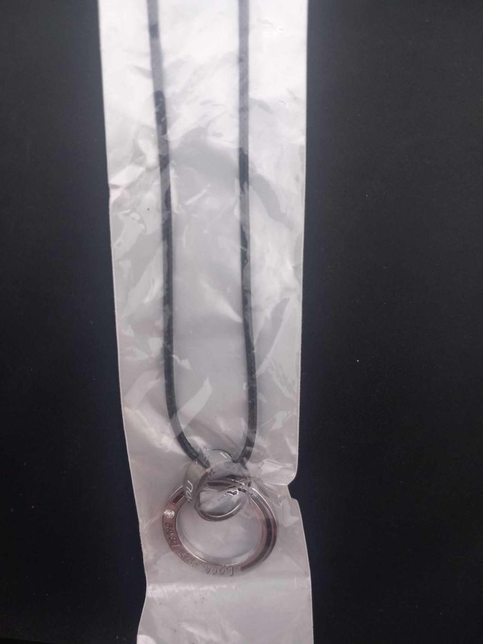 Collier avec pendentif entrelacé i love you - photo numéro 5