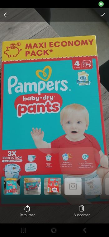 Pampers taille4