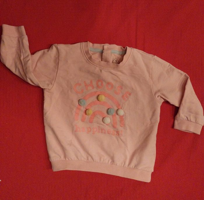 Sweat à pompons 18 mois