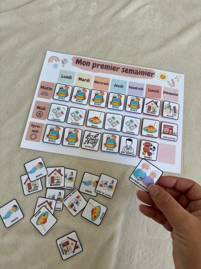 Semainier enfant - photo numéro 2