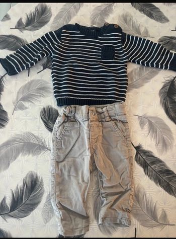 Ensemble pantalon pull