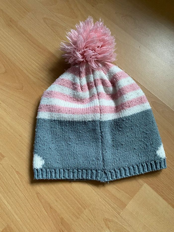 Bonnet à pompon chat - photo numéro 2