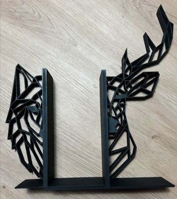 Serre livres loup / cerf