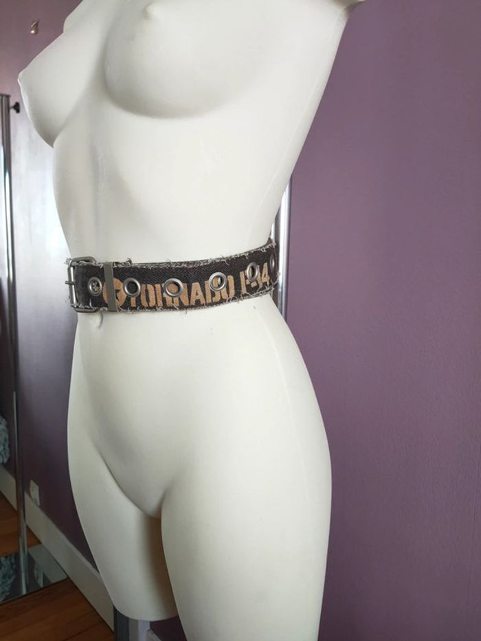 Ceinture vintage en tissu - photo numéro 5