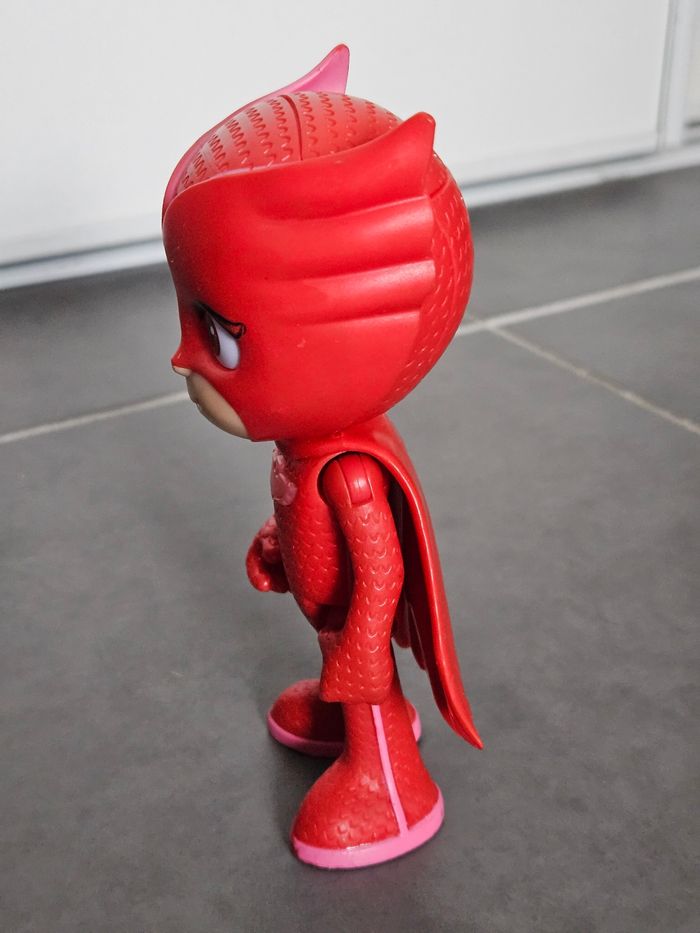 Figurine parlante (français/anglais) Bibou 8cm pyjamasques PJ Masks, Très bon état, très très propre - photo numéro 7