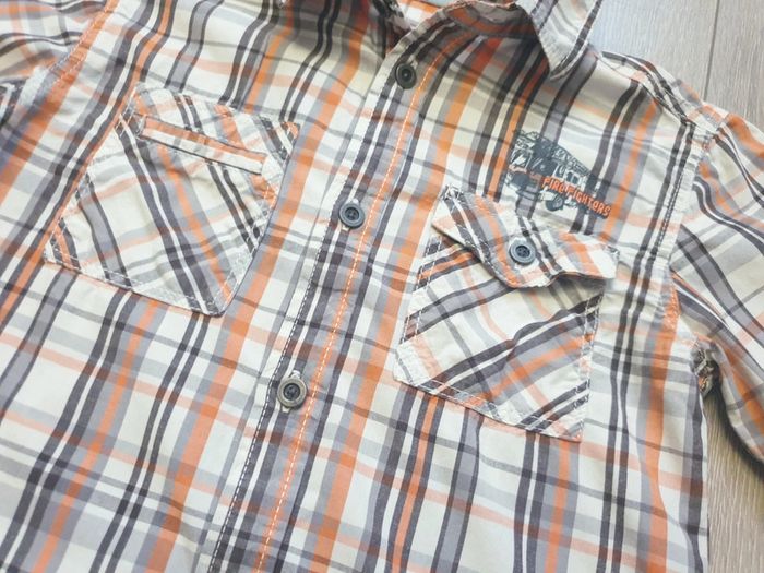 Chemise rayée. Garçon 5 ans. Marque Nky - photo numéro 2