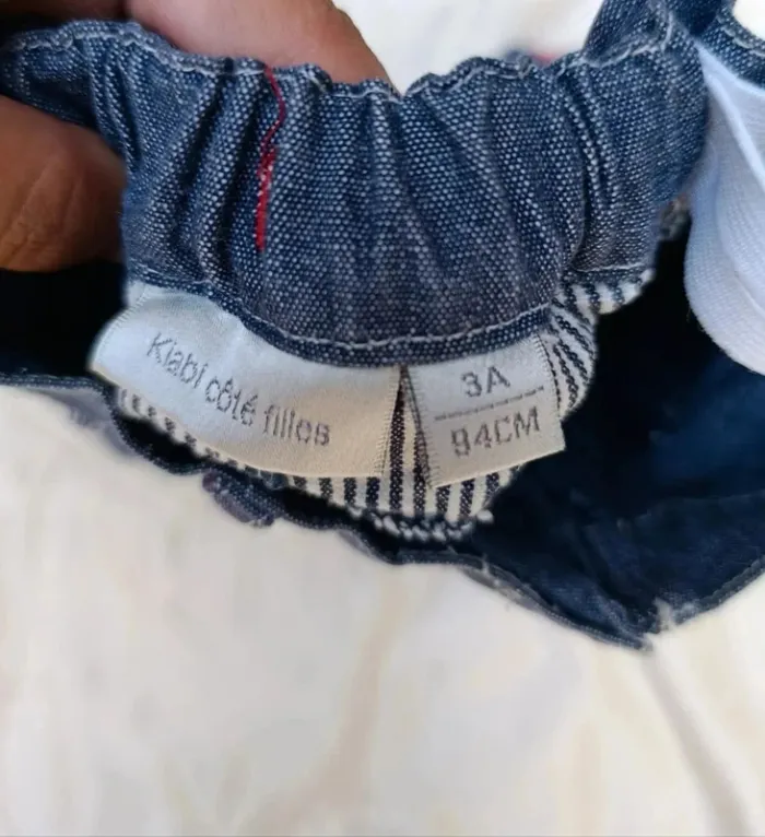 Jupe en jean bleu 3 ans Kiabi - photo numéro 4