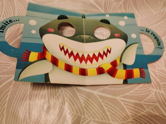 Livre masques rigolas des animaux de la mer - photo numéro 2