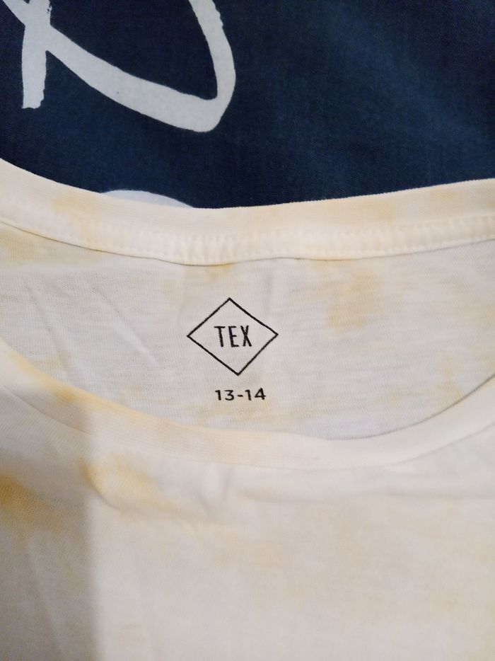 T-shirt "jaune/blanc" _ T.13/14 ans - photo numéro 3