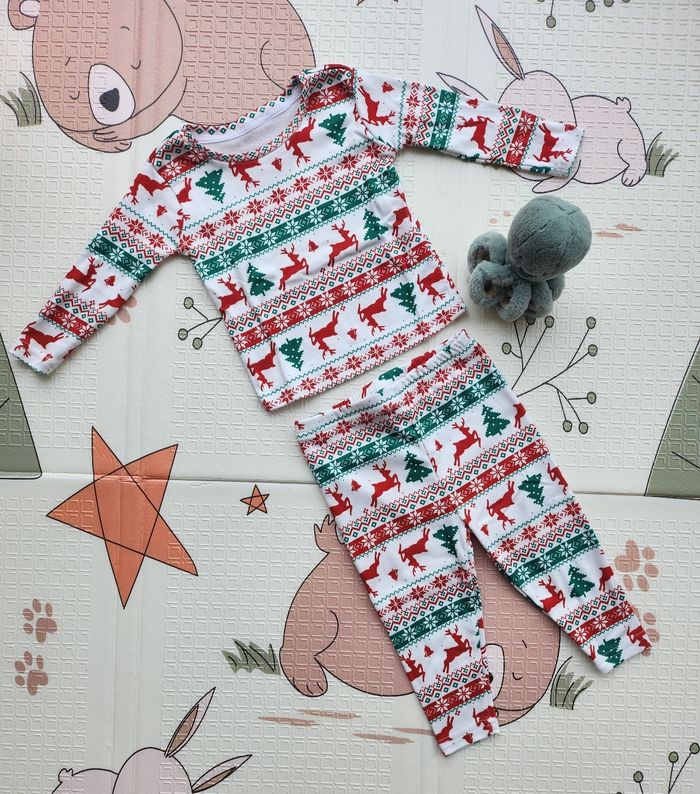 Pyjama 2 Pièces Bébé Noël - photo numéro 3