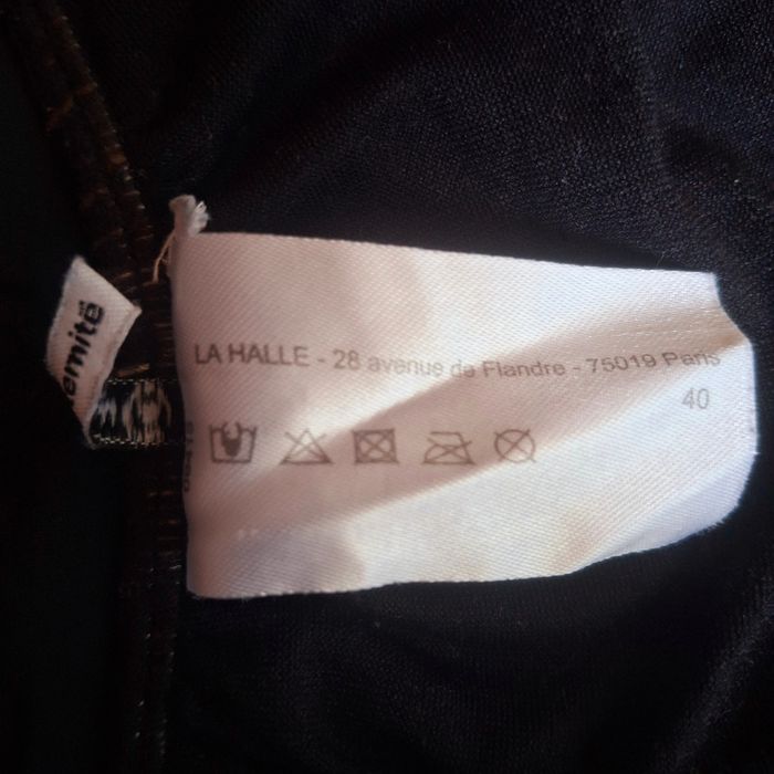 🩱MAILLOT de BAIN de Grossesse 1 pièce NOIR Taille 40 LA HALLE - photo numéro 4