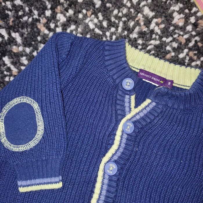 Gilet lainage sergent major 3 mois - photo numéro 2